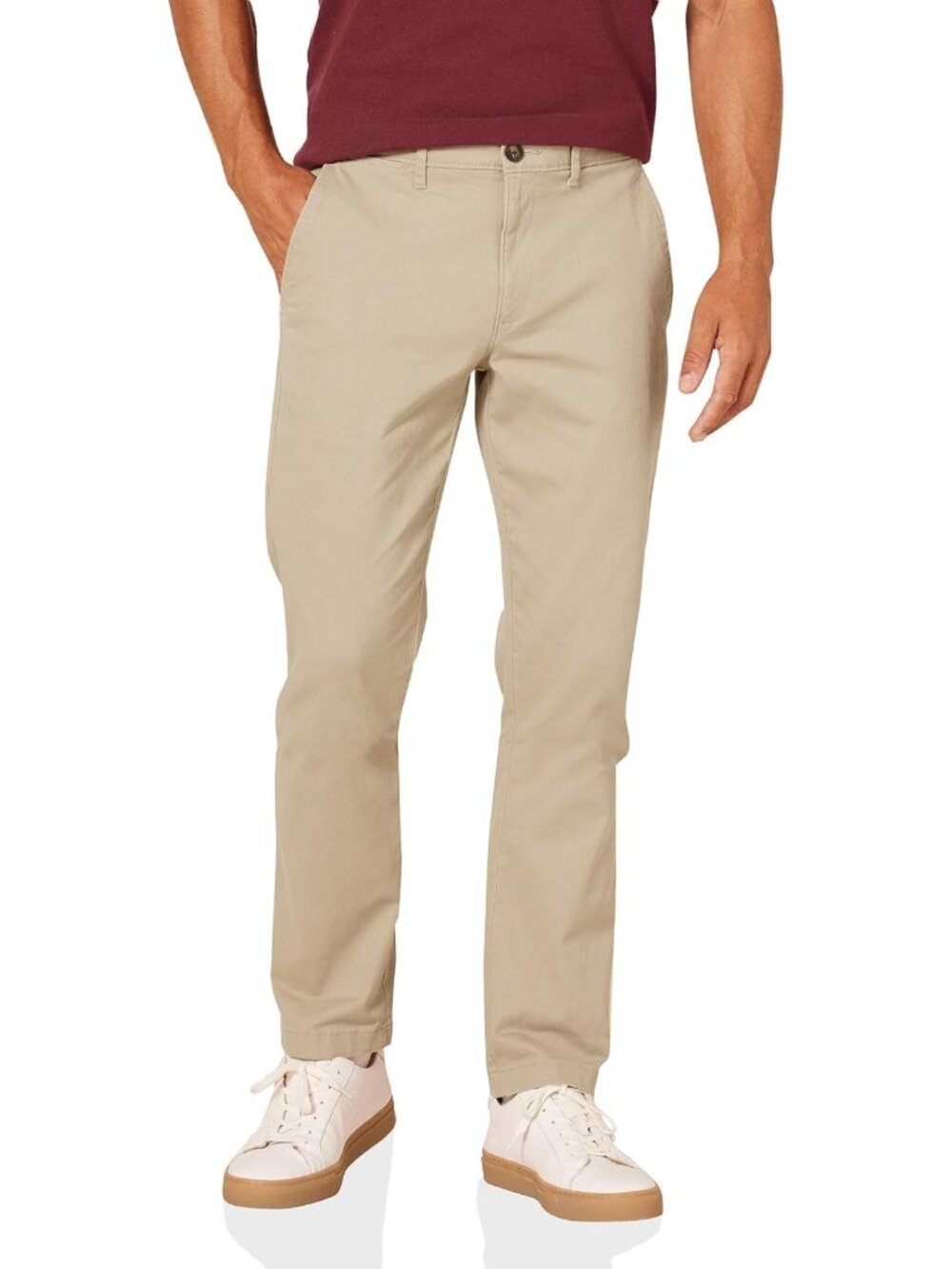 Slim-Fit All-Day Stretch Casual Chino Pants for Men - Versatile & Comfortable
